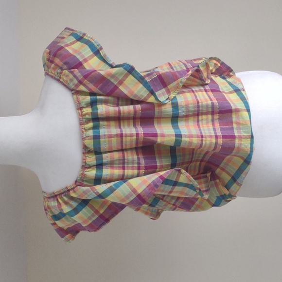 ThereAbouts ruffled top XL/18.5P Multi-colored - Picture 5 of 8